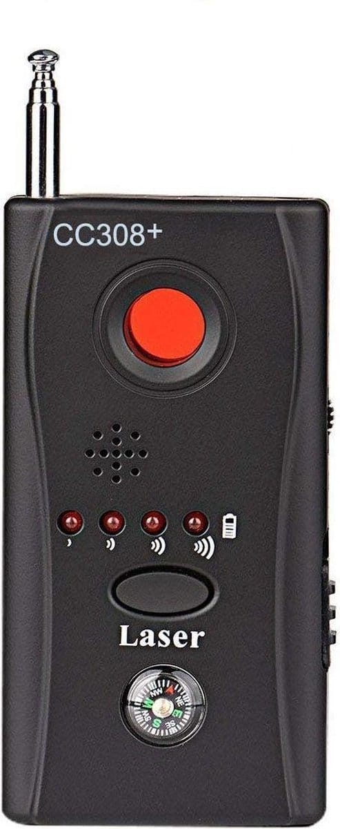 Draadloze RF-signaaldetector Detect Hidden Camera Device Multifunctionele anti-spion-signaalmonitor met LED-lampje