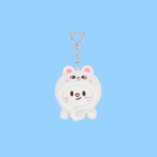 Stray kids SKZOO Sleutelhanger liggend Hyunjin white