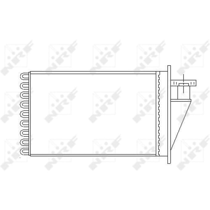 Warmtewisselaar, interieur verwarming NRF 53565