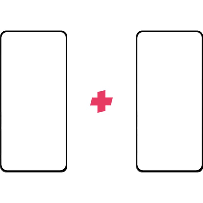 DuoPack: Huawei P40 screenprotector gehard glas Edge to Edge