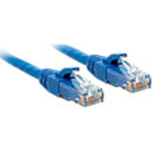 LINDY 48022 RJ45 Netwerkkabel, patchkabel CAT 6 U/UTP 10.00 m Blauw Onafgeschermd 1 stuk(s)
