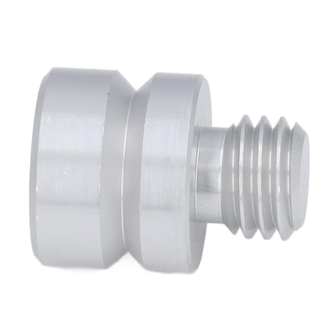 Prisma Adapter 58x11 Schroefdraad 20mm Lang Aluminium GPS RTK Adapter voor Statief Totaalstation Basis white