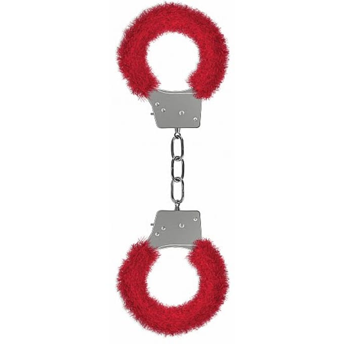 Shots Ouch! HandBoeien Beginner's Handcuffs Furry zwart