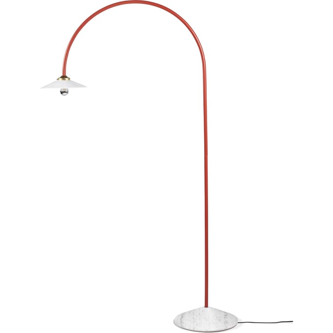 valerie_objects Staande lamp N°2 Vloerlamp Marmer - red