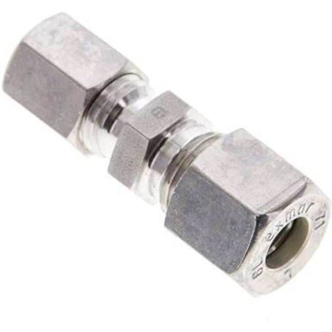 6L & 8L RVS Rechte Knelfitting 315bar ISO 8434-1