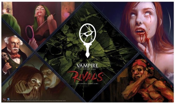 Vampire: The Masquerade - Rivals – Malkavian Clan Playmat - Speelmat