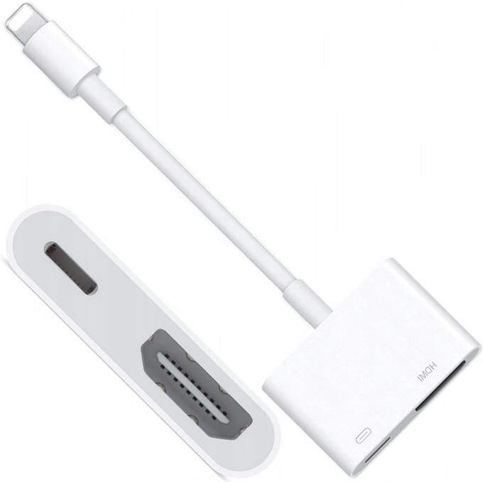 Qost - Lightning naar Digital AV Adapter - HDMI - Geschikt voor iPhone & iPad