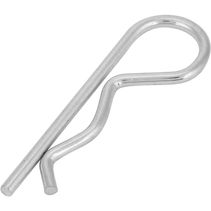 10 stuks B-type splitpennen, verzinkte borgpennen, veerklemmen en haarspeldjes (4*75mm) white