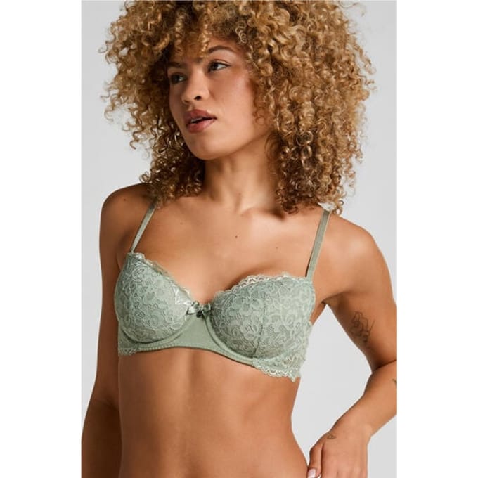 Hunkemöller Voorgevormde beugel bh Marine Groen