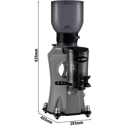 GGM Gastro Kaffeemühle - 2kg - 45dB - Mit Dosierer - Grau Grijs
