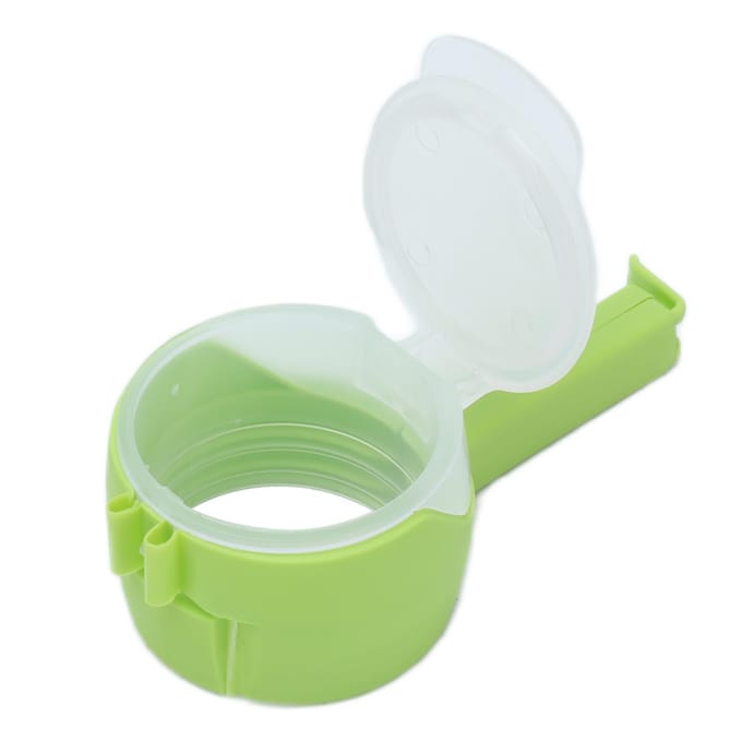 Voedsel Bewaartas Afsluitclips Plastic Niet-Giftige Afsluitclips met Uitschenktuit voor Keukenvoedsel white