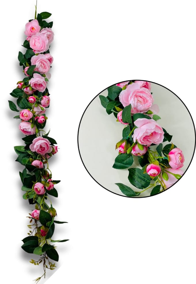 Inspiruj - Rozen Guirlande - 125 cm - Roze