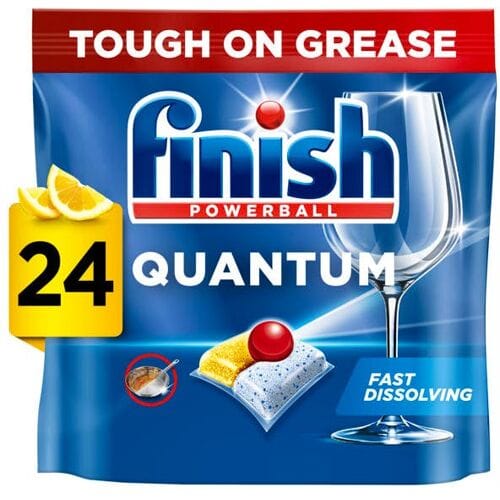 Finish Dishwasher Tablets Quantum Lemon 24 st