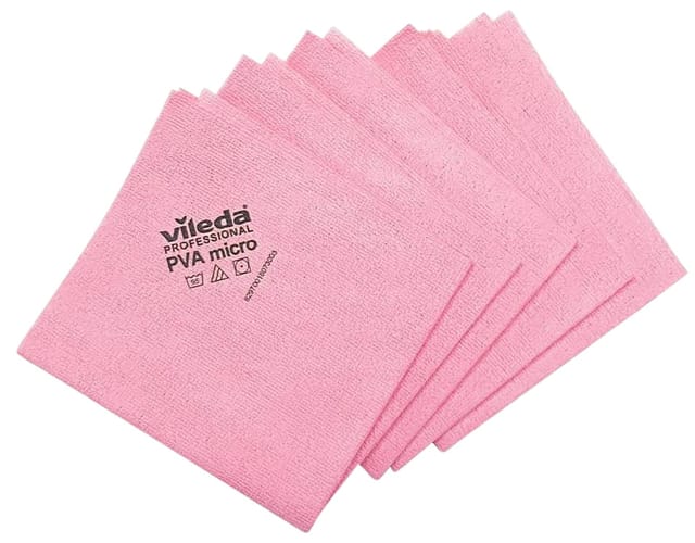 Vileda microvezeldoek PVA rood pak van 5 stuks