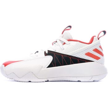 Dame gecertificeerde basketbalschoen voor heren, cloudwit/levendig rood/dash grijs