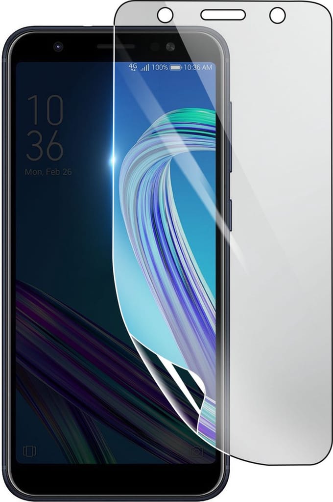 3mk, Geschikt voor Asus Zenfone Max Pro M1, Schokbestendige Hydrogel Screenprotector, Transparant