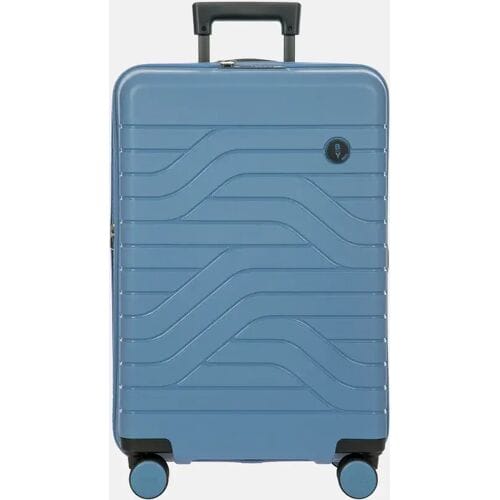 BRIC'S Ulisse Trolley 65 cm / 68 - 75 L Expandable Grey Blue Blauw