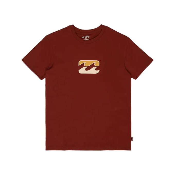 Billabong Icon Wave T-shirt Met Korte Mouwen Rood 14 Years Jongen
