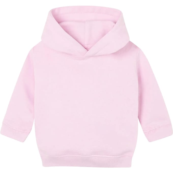 Babybugz Baby Essential Hoodie BZ63 - SOFT PINK - 6-12 Monate