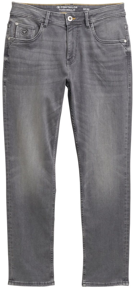 Tom Tailor - TTJOSH REGULAR SLIM-jeans met stretch - Maat 32/32 - grey denim