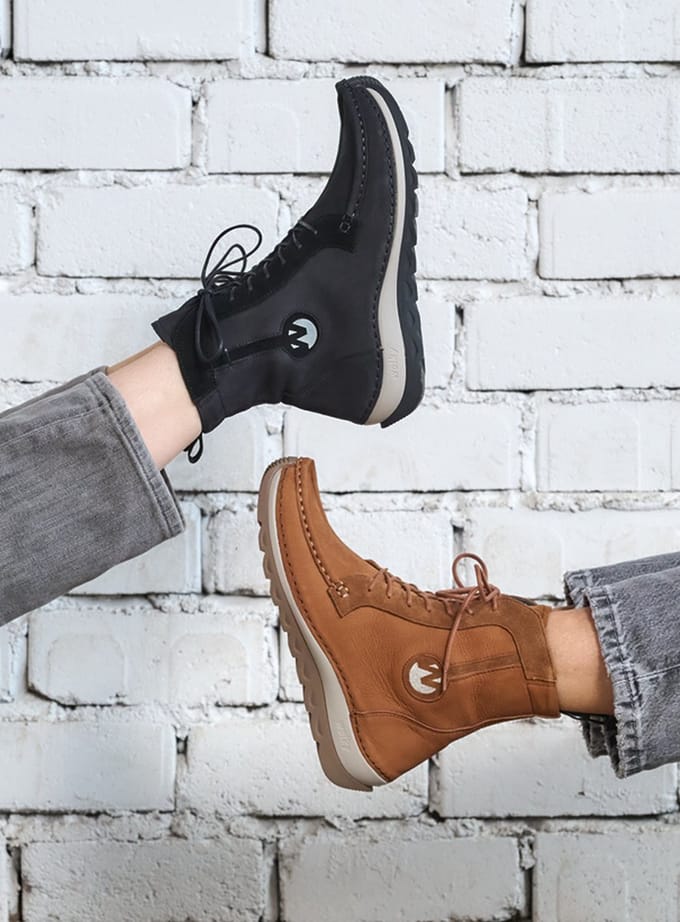 Wolky Veterschoenen Ocean cognac nubuck