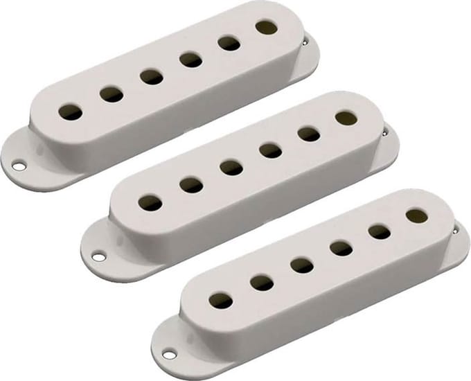 Allparts PC0406050 pickup covers voor Stratocaster®, parchment, 3 stuks