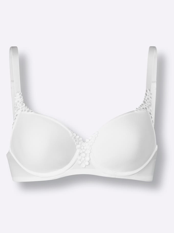 Witte beugel bh Carola met spacer-cups - Wit - Maat - 100B