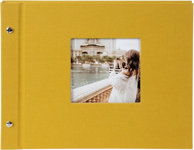 Goldbuch - Schroefalbum Bella Vista - Mosterdgeel