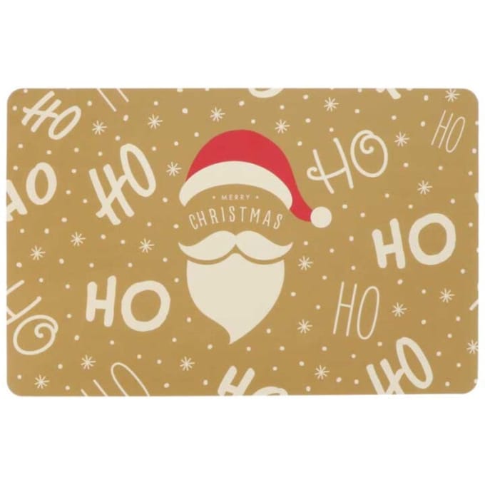 Unique Living placemat hohoho 30x45cm gold