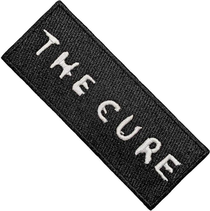 The Cure - Text Logo Patch - Zwart