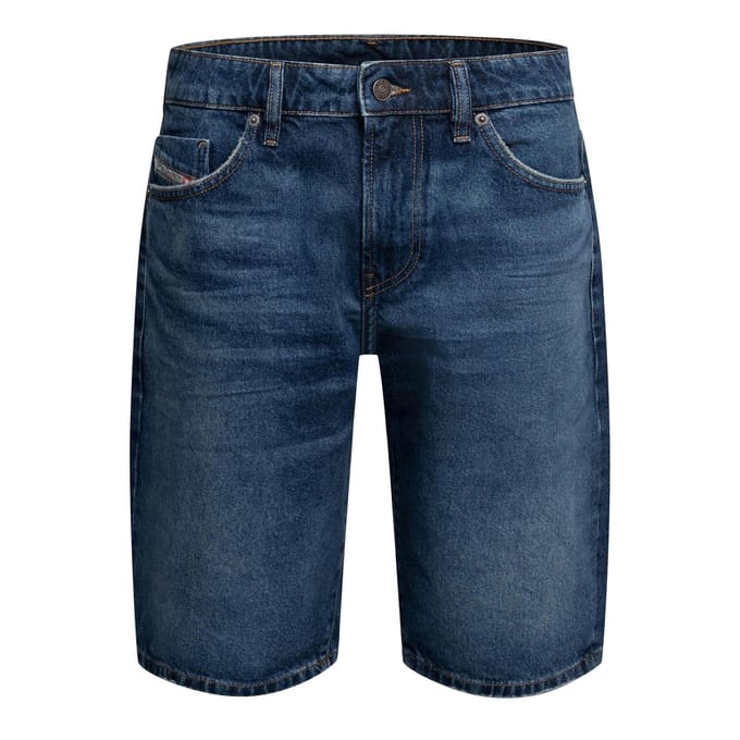 Diesel Heren Calzoncini Denim Slim Shorts (Blauwe Denim)
