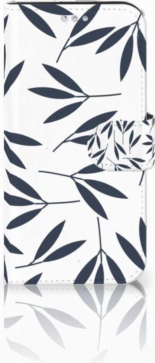 Samsung Galaxy S7 Hoesje Leaves Blue