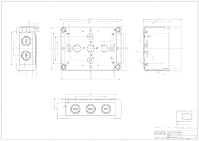 Spelsberg TK PC 1309-8-M Installatiebehuizing 94 x 130 x 81 Polystereen, Polycarbonaat, Polyurethaan, Polyamide Lichtgrijs 1 stuk(s)