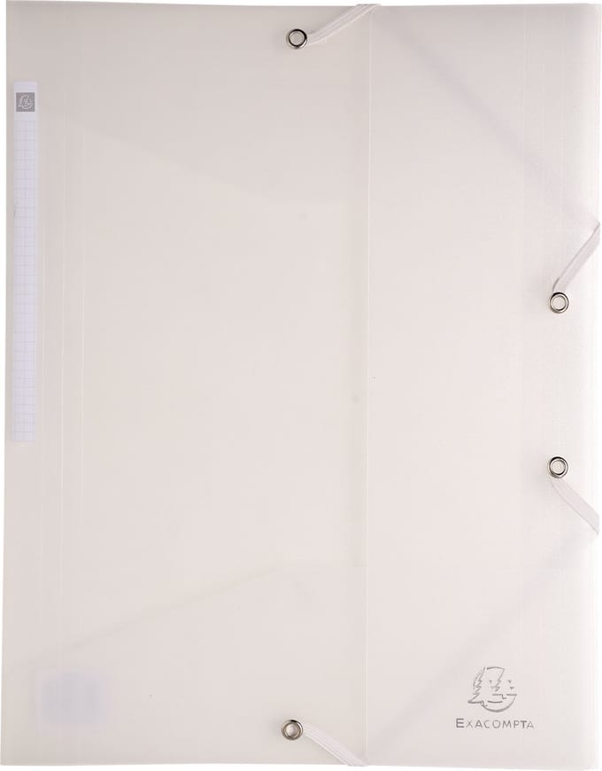 Exacompta 25x Elastomap 3 kleppen Polypro Chromaline - pocket formaat 12x16cm - Geassorteerd - 50889E