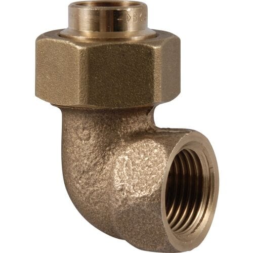 Conex soldeer kniekoppeling brons 3/4"x22mm