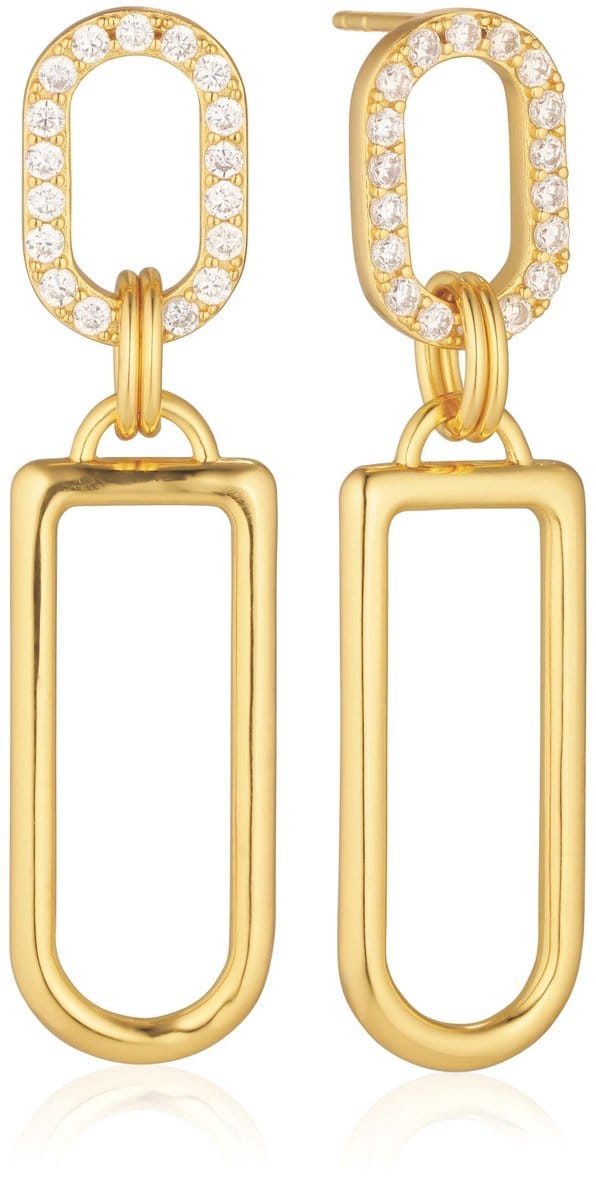 SIF JAKOBS JEWELLERY CAPIZZI LUNGO GRANDE EARRING SJ-E42226-CZ-YG.