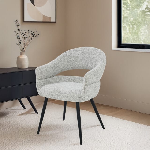 Livingfurn eetkamerstoel megan bisque oasis set van 2 62x58x85cm