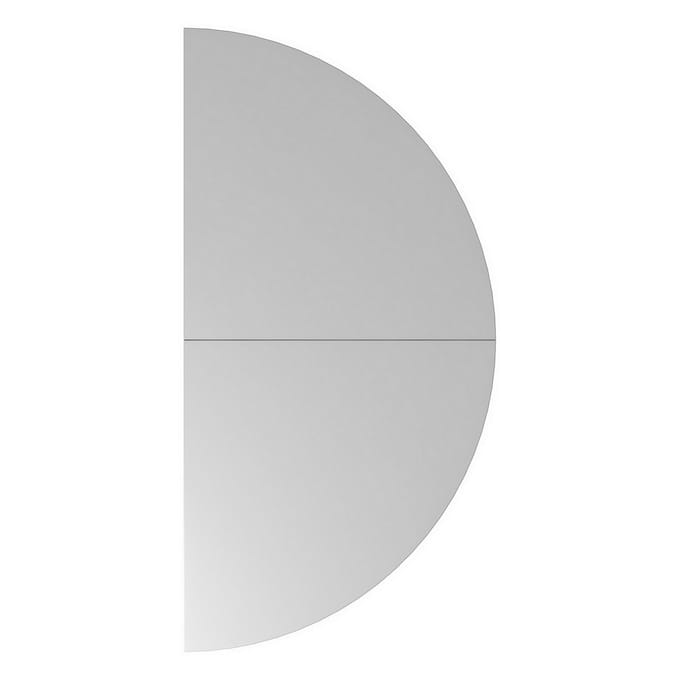 LA160 W - Connectie en montageplaten I Aanschuiftafel 160x80 Grijs
