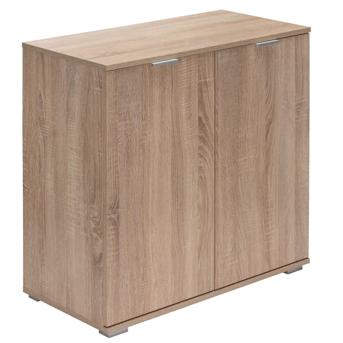 Casaria Dressoir Alba - 2 Deuren MDF 71x74x35cm – Eiken