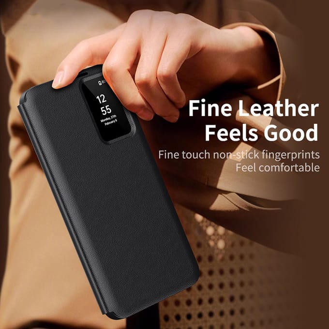 Techsuit - SmartView Series - Samsung Galaxy S25 - Black