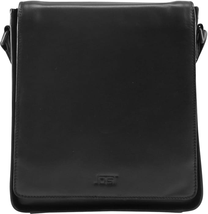 JOST Leren Schoudertas Aarhus Shoulder Bag Black Zwart
