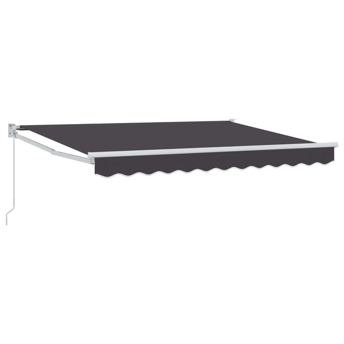 vidaXL - Uitschuifbare - luifel - Antracietkleurig - 3 - x - 2 - m