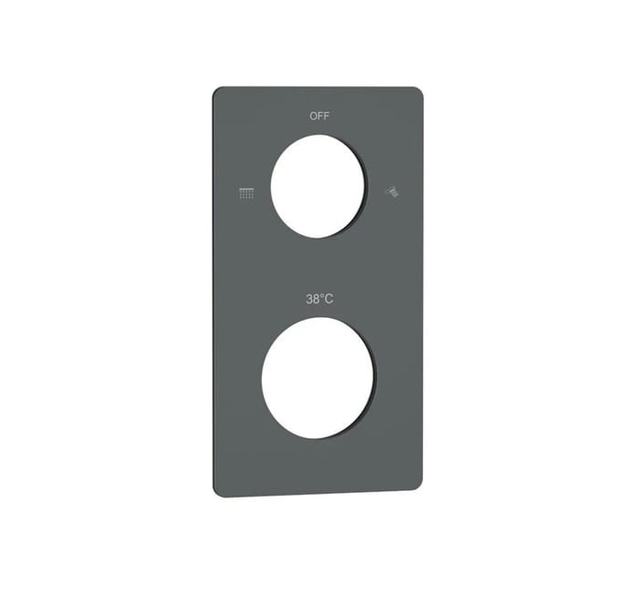 DutchLine Inbouwdeel Gunmetal 2-weg Kraan