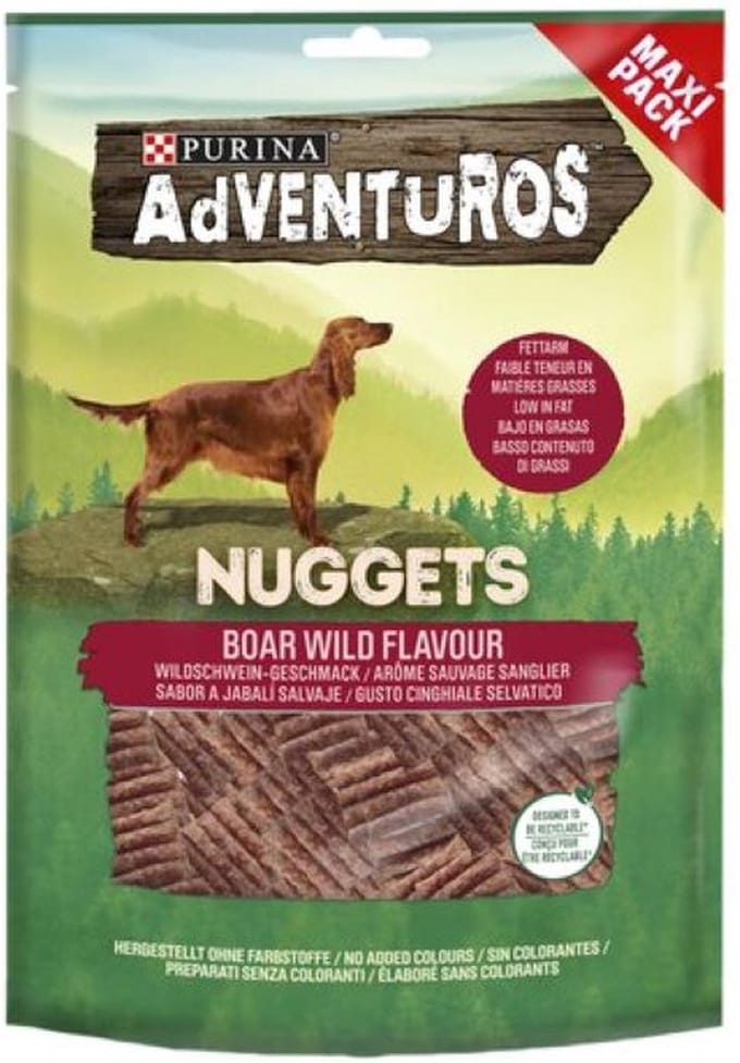 3x AdVENTuROS Nuggets - Hondensnacks - Wild Zwijn 300g