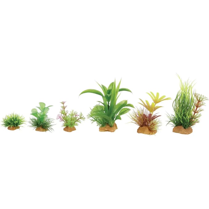 Decor plant boit mix model 2 voor aquarium Zolux (x6)
