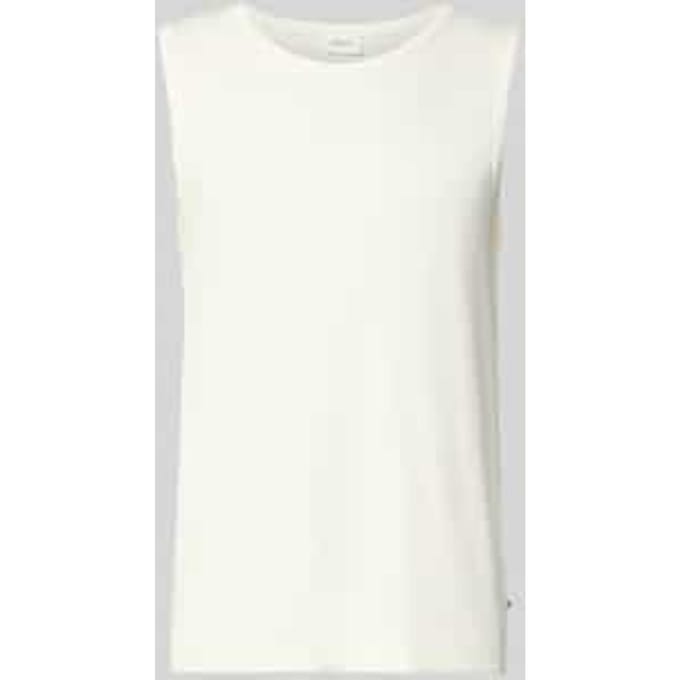 slim fit tank top van katoenmix