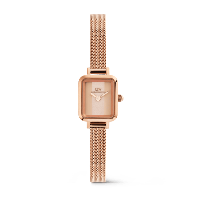 Daniel Wellington DW Watch Quadro Mini Melrose Conwy Rose Gold 15mm