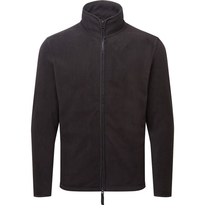 Premier Volwassen uniseks Artisan fleecejack (Zwart)