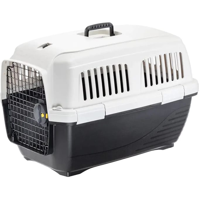 Ferplast Reismand Clipper 3 - Kattenvervoersbox - 64x43x43 cm Zwart