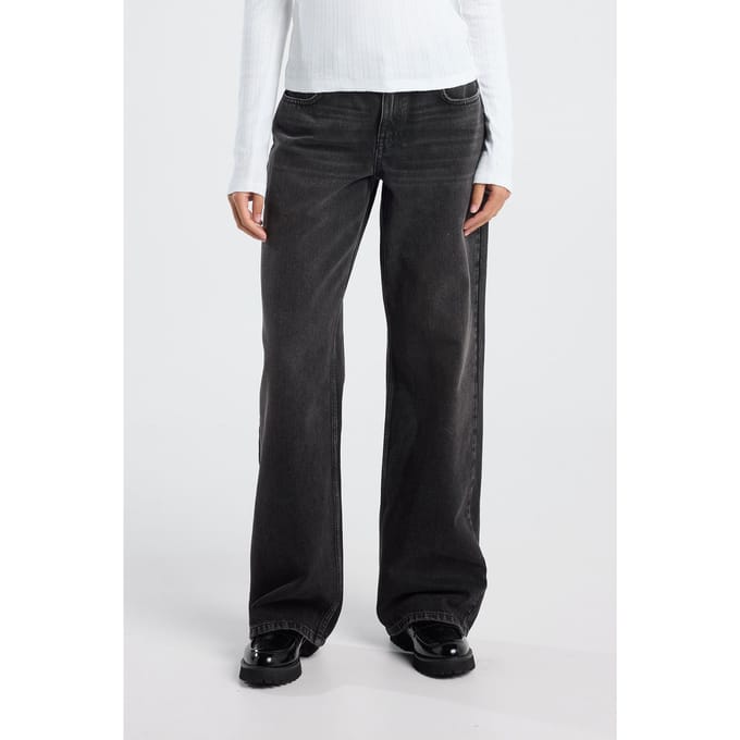 America Today Austin Zg Washed Grey Größe: W31L32 | Ausgestellte Hosen Outlet | Damen | Grau